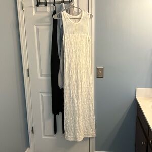 White Crochet Summer Dress